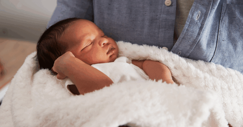 Newborns sleep best with an adult. Your night doula can care for your baby while you get a full night of sleep.