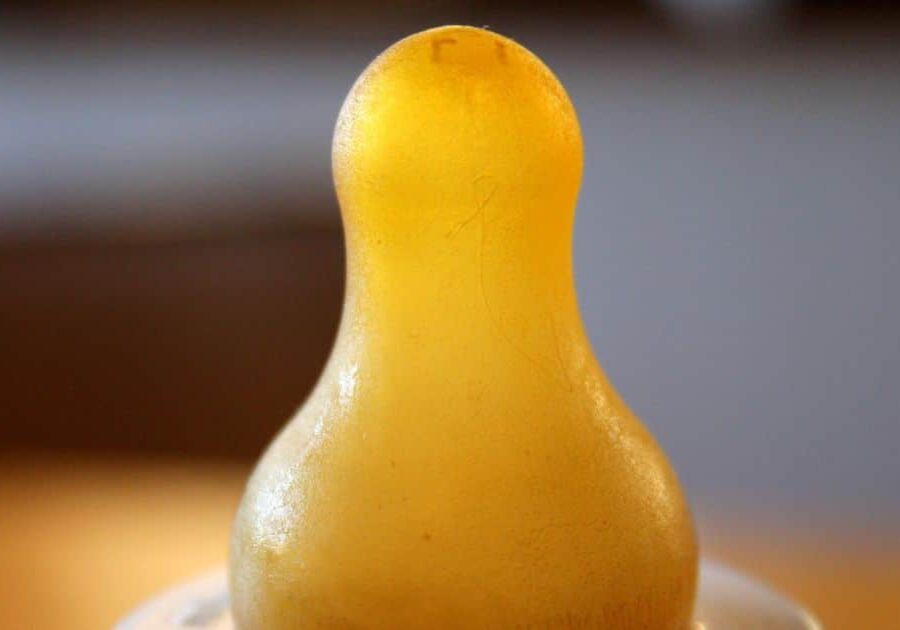 Bottle nipple for paced bottle feeding.